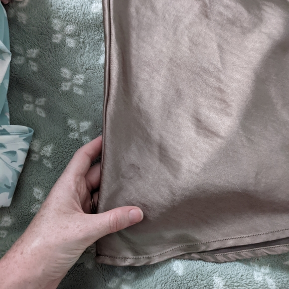 Oak + Fort Midi Slip Dress Taupe Size S - Picture 10 of 12